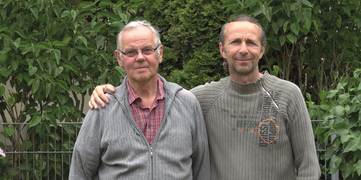 Günter Krouss (li) und Stephan Grotzsch (re) reisen seit vielen Jahren gemeinsam